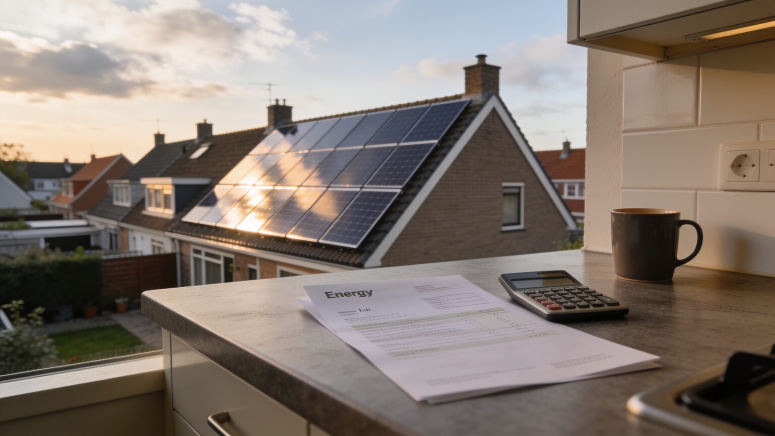 Terugleverkosten zonnepanelen vanaf 2027 verplicht in euro per kWh op de energierekening